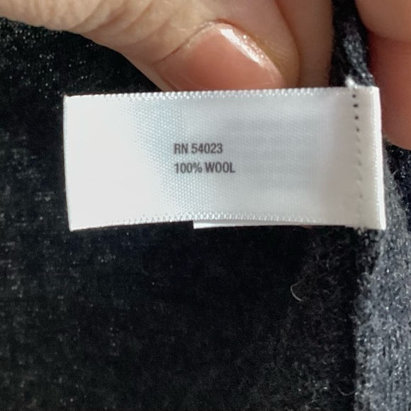 GAP Ultrasoft 100% Wool Open Front Cardigan Gray Size M Classic Minimal Capsule - Picture 11 of 13